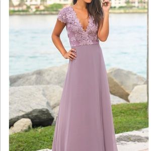 Purple lace dress from saved by the dress